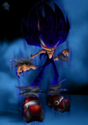 Dark Super Sonic Ev Evil Characters Fan Art
