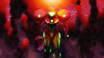 Red Robot Character Illustration Metroid Video Games Samus Aran