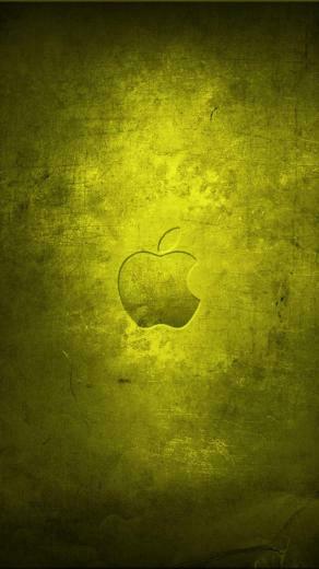 Apple Old Yellow iPhone Wallpaper HD