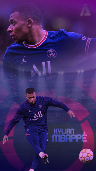Kylian Mbapp Phone Wallpaper
