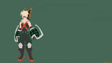My Hero Academia Minimalist Wallpaper Android iPhone
