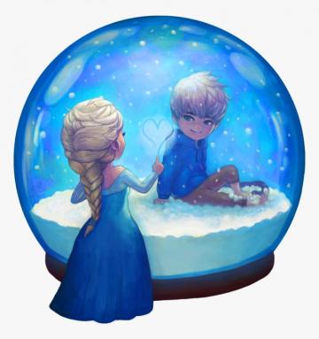Frozen Image Elsa And Jack Frost HD Wallpaper