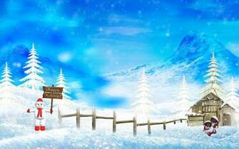 Christmas Wallpaper Scene