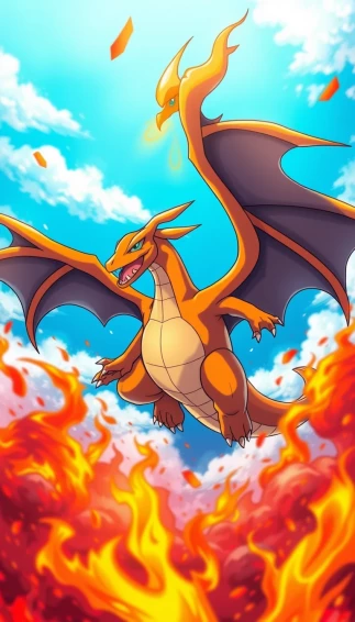 Charizard Phone Wallpaper