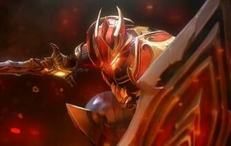 Wallpaper Knight Dota Dragon Davion Legacy Of The