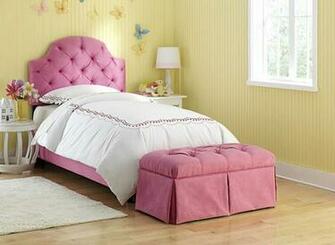Girls Bedroom Furniture For Kids Brown Stripped Wallpaper White Rug