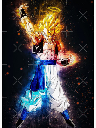 Gogeta Dragon Ball Fanart Poster By Spacefoxart