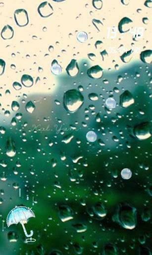 Bigger Glass Rain Live Wallpaper For Android Screenshot