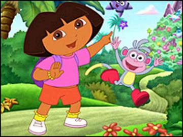 Dora And Boots Exploring Clip Art Library