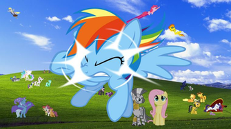 Windows Pony Wallpaper X By Realboser Fan Art