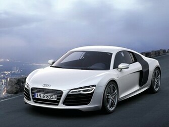 Audi R8 V10 Silver Wallpaper Imagebank Biz