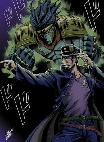 Kujo Jotaro Color Version By Yayoarellano