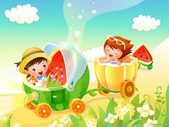 Wallpaper Cartoon Children Games