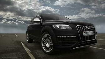 Wallpaper Audi Q7 Black Desktop