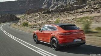 Porsche Cayenne Coupe Rear Three Quarter HD Wallpaper