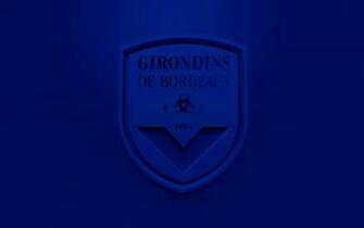 Wallpaper Fc Girondins De Bordeaux Creative 3d Logo
