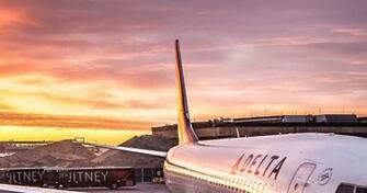 Delta Airline On Jfk Airport Wallpaper In HD 4k And Boeing
