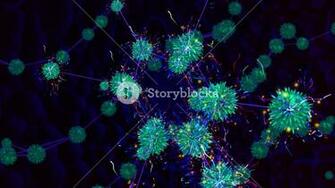 Abstract 3d Illustration Of Cyberspace Celeste Plexus Bundles