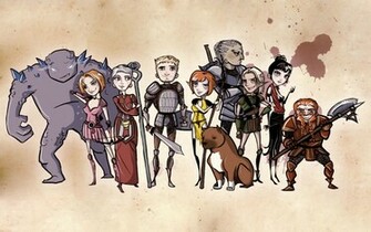 Games Wallpaper Dragon Age Drawn Characters