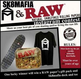 Sk8mafia X Raw Papers Insta Contest Transworld Skateboarding