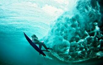 Girls Surfing Wallpaper Image