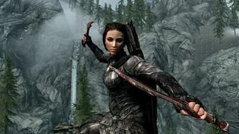 Skyrim Female Warrior Wallpaper