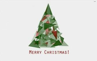Minimalistic Christmas Tree Wallpaper Holiday