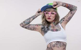 Tattooed Girl Wallpaper