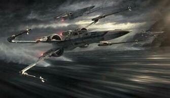 Jerry Vanderstelt S The Force Awakens Painting Wallpaper
