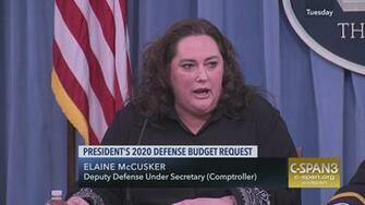 Pentagon Fiscal Year Budget Request Briefing C Span Org