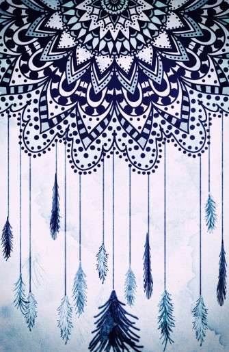 Boho Dreams Mandala Art Print By Nika Society6 iPhone