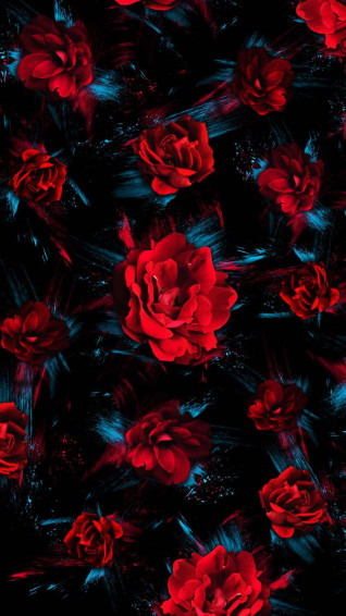 Red Flower Aesthetic Wallpaper