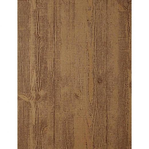 Modern Rustic Barnwood Wallpaper Hazelnut Shell Brown