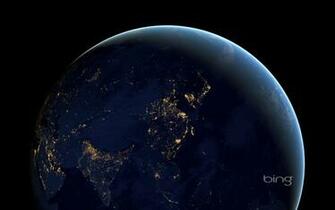 Composite Image Of Earth At Night From Space Robers Simmon Nasa