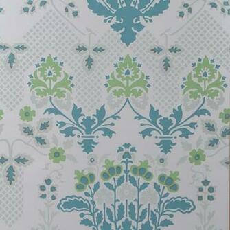 Of Gp J Baker Drummond Damask Wallpaper Bw45064 Sea Glass