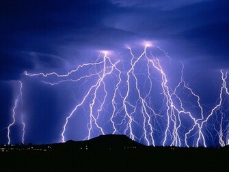 Lightning Bolts Background Wallpaper HD Background