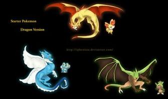 Starter Pokemon X Y Version Dragon By Iphenixia