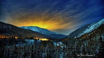 Alaska Winter Nights Wallpaper HD