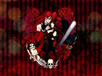 Madam Red And Grell Sutcliff By Cloversuu