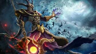 Digital Art Fantasy Painting Men Warrior Smite Hades