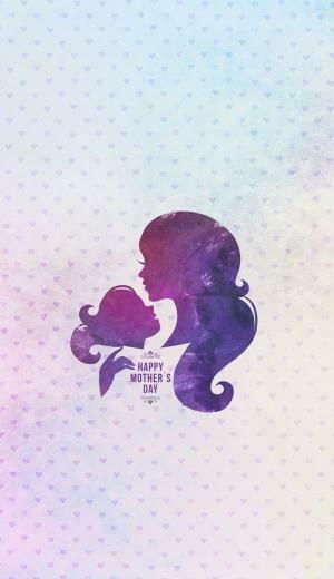 Mom Day iPhone Mother And Daughter Wallpaper