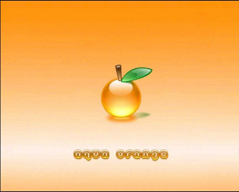 Frutiger Aero Aqua Orange Wallpaper