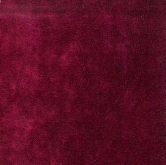 Deep Red Plain Velvet Fabric Luxury Furnishing