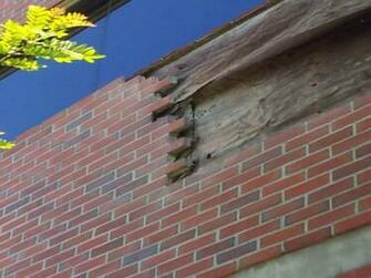 Wallpaper Over Brick Stucco Exterior White