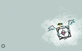 Portal Companion Cube Wallpaper