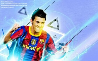 David Villa Fc Barcelona Wallpaper