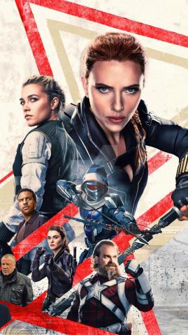 Black Widow Movie Poster HD 4k Wallpaper