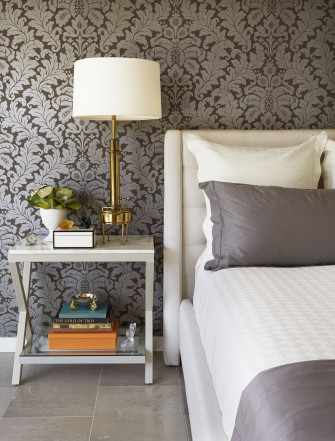 Black And Gray Wallpaper Bedroom