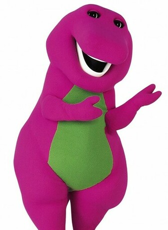 Barney The Dinosaur Ecard Postcard Wallpaper