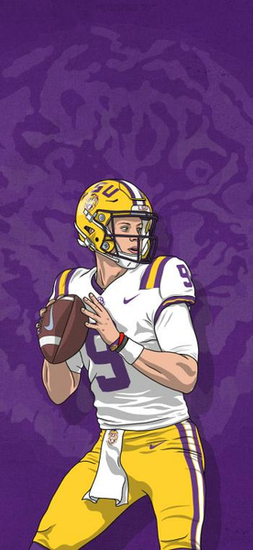 Joe Burrow Wallpaper Lsufootball